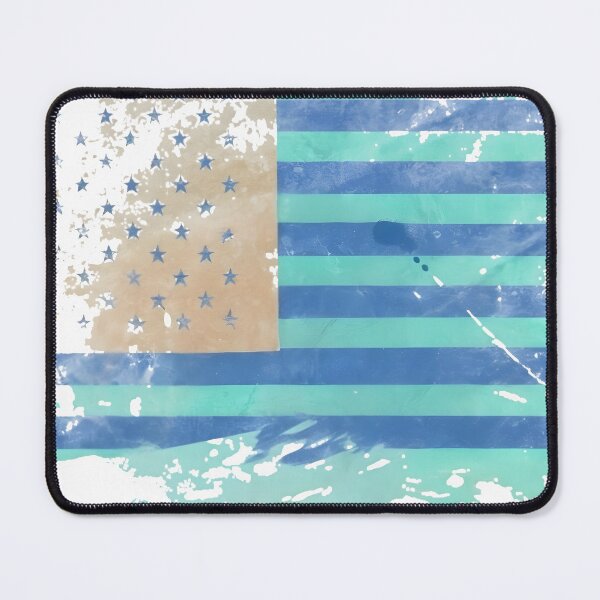 Item preview, worn out USA Flag - inverted colors designed and sold by Vashy56.