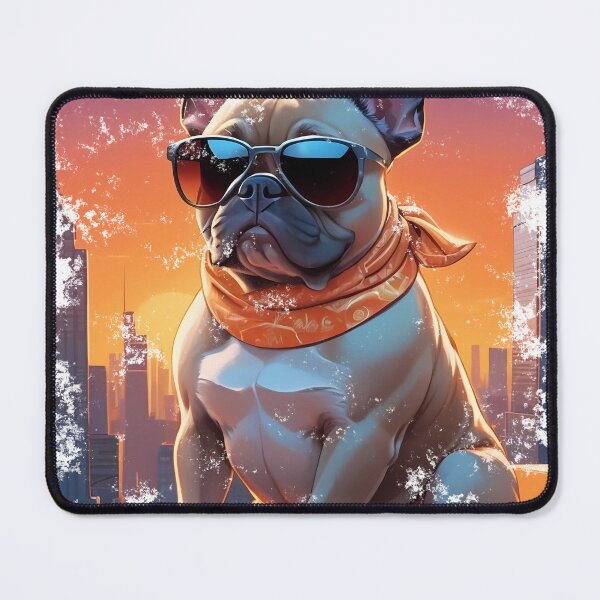Item preview, Rooftop Vibes: French Bulldog Chic designed and sold by purrfect pattern.