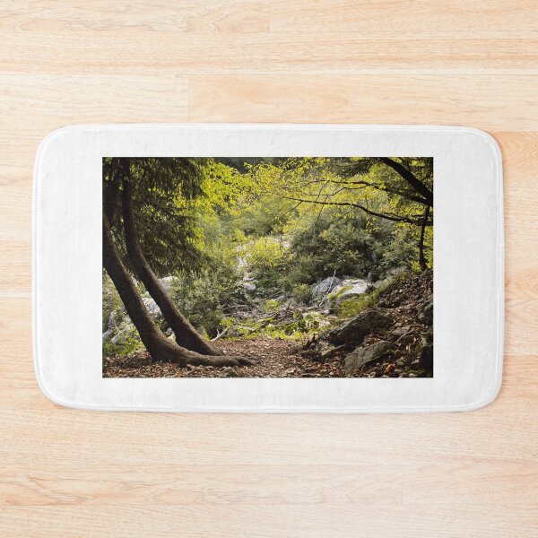 Item preview, View through some trees in the Slovenian Alps designed and sold by colliophoto.