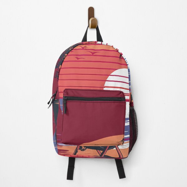 Item preview, Beachside Harmony: Vintage Sunset with Guitar and Chair designed and sold by MakeIt-Tee-See.