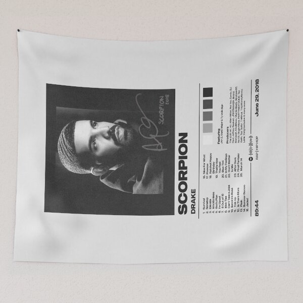 Item preview, Scorpion by Drake Album Poster designed and sold by FourthWall Prints.