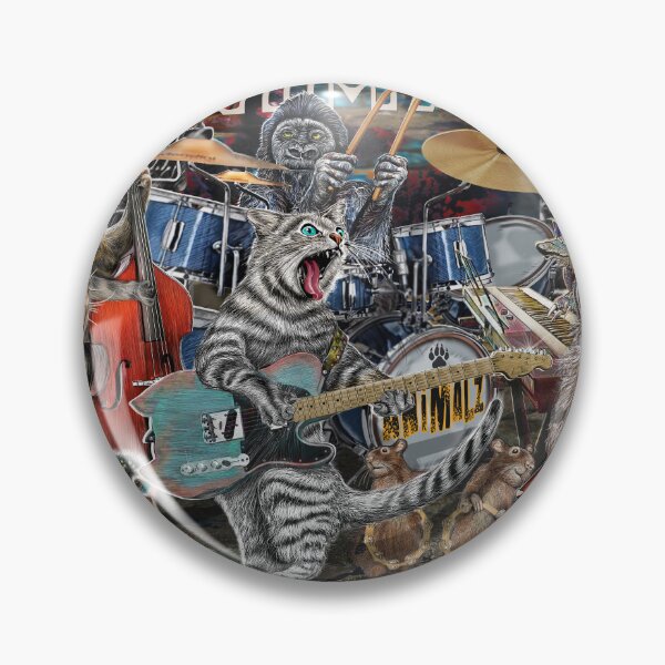 Item preview, Animal Musicians Animalz Band Cats Dog Raccoon Armadillo designed and sold by oz10.