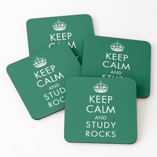 Item preview, Keep Calm and Study Rocks designed and sold by Anniko Art Studio.