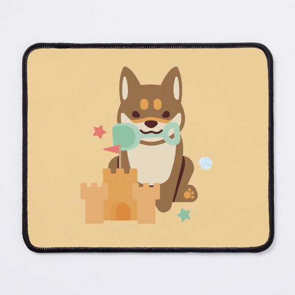 Item preview, Dog builds sandcastle designed and sold by MINIMOillu.