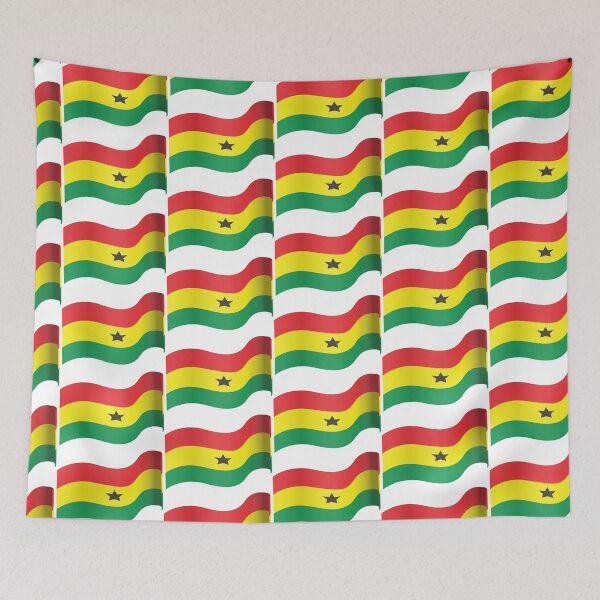Item preview, Ghana Flag designed and sold by HarveyHandcraftsandDesigns.