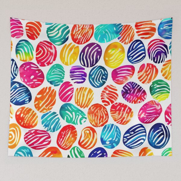 Item preview, Colorful Fingerprint Art designed and sold by Health And Fitness Posts e-Store.