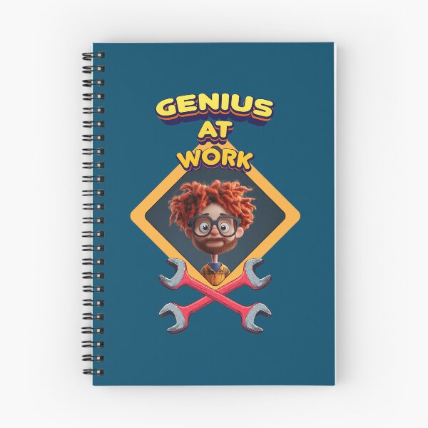 Item preview, genius at work designed and sold by tony4urban.