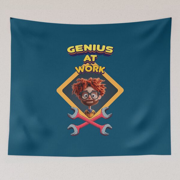 Item preview, genius at work designed and sold by tony4urban.