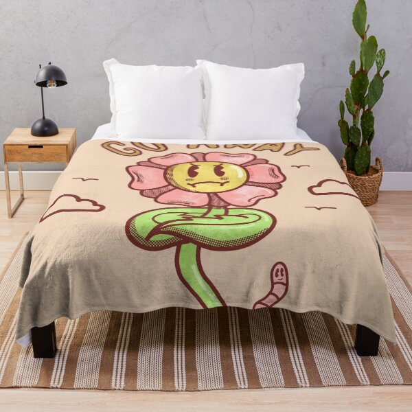 Item preview, Go Away cute retro flower designed and sold by NFindlayArt.