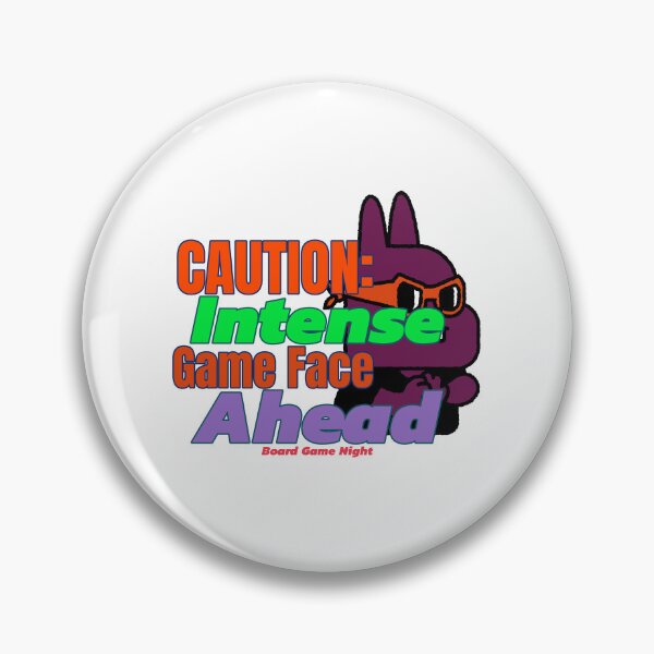 Item preview, CAUTION: Intense Game Face Ahead, Board Game Night designed and sold by LettsMerchntees.