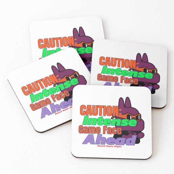 Item preview, CAUTION: Intense Game Face Ahead, Board Game Night designed and sold by BestMerchnTees.