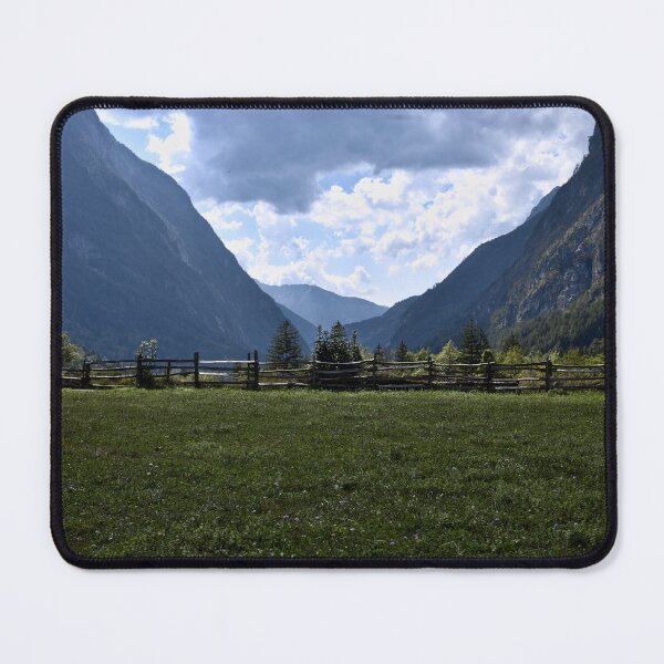 Item preview, A view looking down Val Trenta in the Slovenian Alps designed and sold by colliophoto.