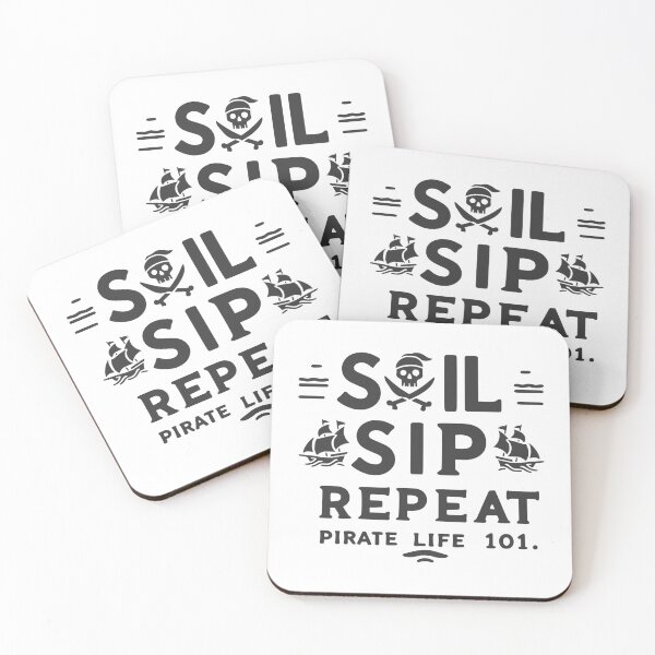 Item preview, Sail Sip Repeat Pirate Life 101 designed and sold by Frank Ring.