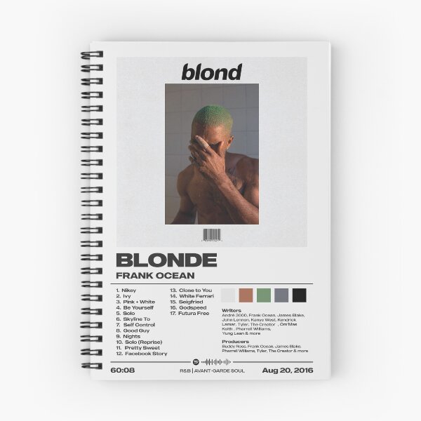 Item preview, Blonde by Frank Ocean Album Poster designed and sold by FourthWall Prints.