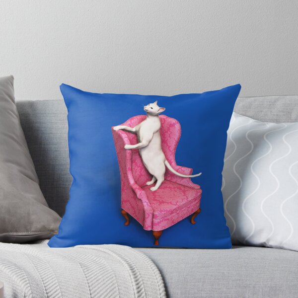 Item preview, Oriental Cat on Armchair designed and sold by Roberta Angiolani.