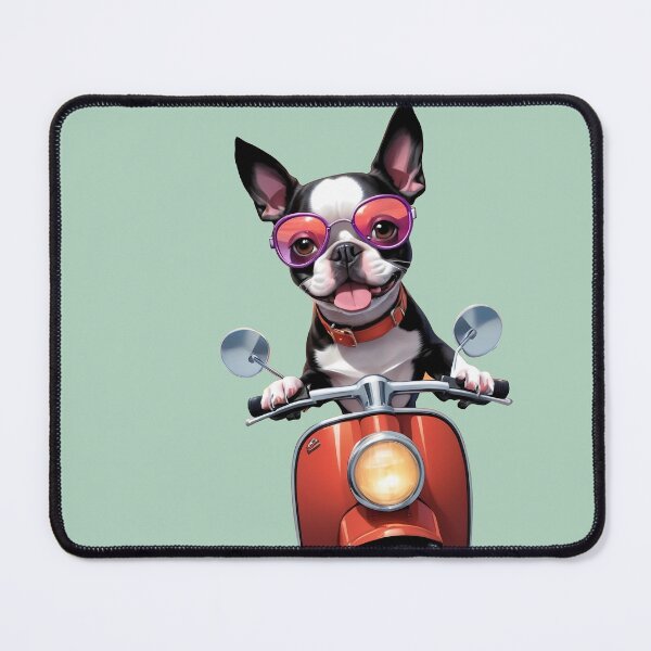 Item preview, Retro Ride: Boston Terrier on the Go #1 designed and sold by purrfect pattern.