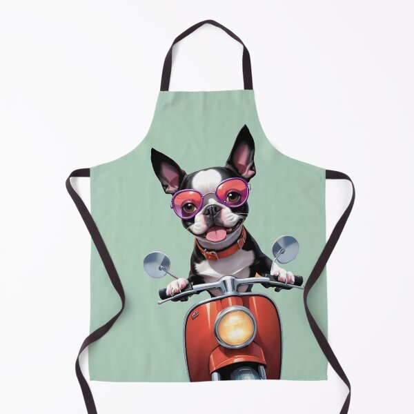 Item preview, Retro Ride: Boston Terrier on the Go #1 designed and sold by purrfect pattern.