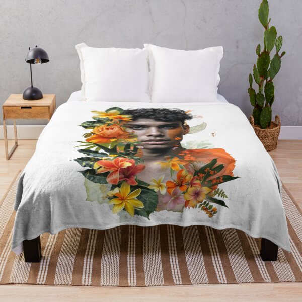 Item preview, Collage Wall Art T-shirt Design: Boy with Curly Hair designed and sold by ForeverPrintsOK.