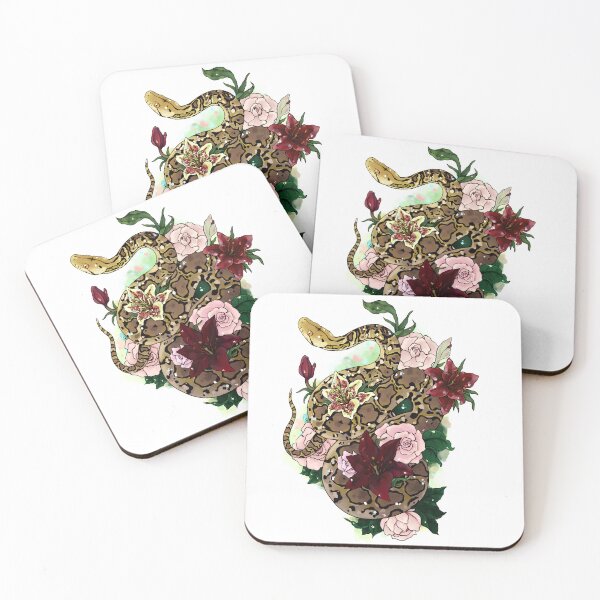 Item preview, Reticulated Python & Pretty Flora designed and sold by Morgan Carpenter.