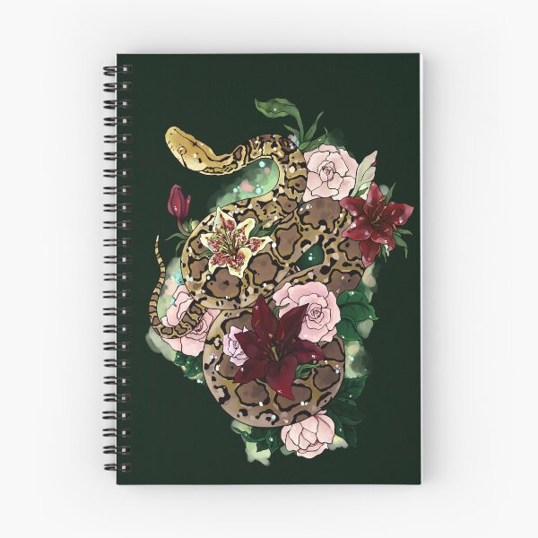 Item preview, Reticulated Python & Pretty Flora designed and sold by Morgan Carpenter.