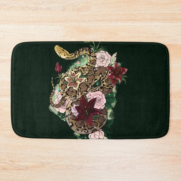 Item preview, Reticulated Python & Pretty Flora designed and sold by Morgan Carpenter.