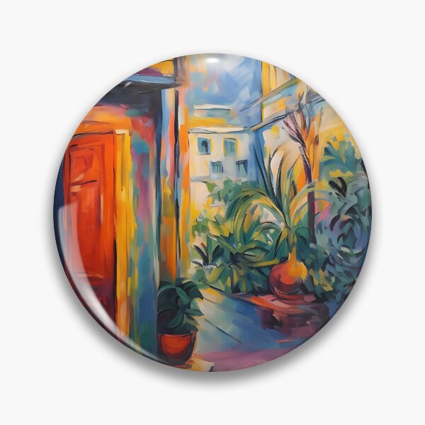 Item preview, Fauvism - Backyard Garden designed and sold by KootenayDesigns.