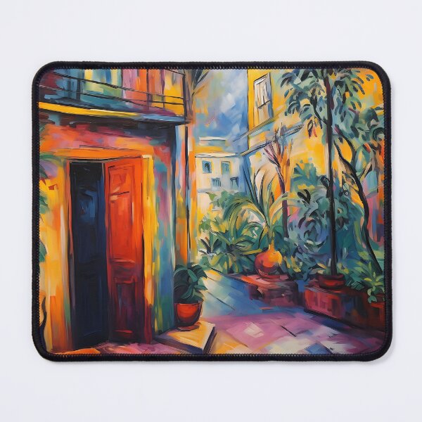 Item preview, Fauvism - Backyard Garden designed and sold by KootenayDesigns.