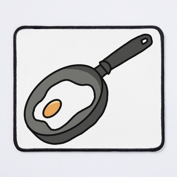 Item preview, egg frying pan designed and sold by ripple-media.