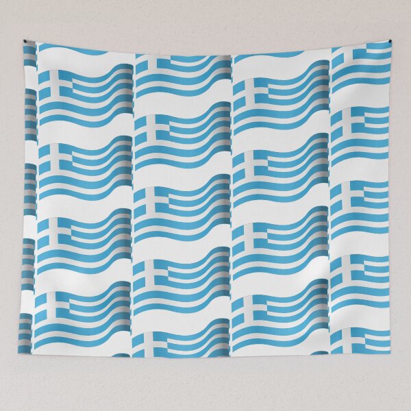 Item preview, Greece Flag designed and sold by HarveyHandcraftsandDesigns.