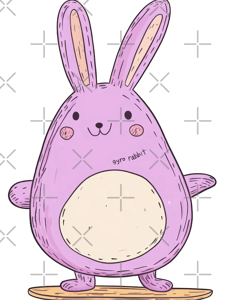Thumbnail 4 of 4, iPhone Case, Gyro Rabbit designed and sold by WickerStudio.