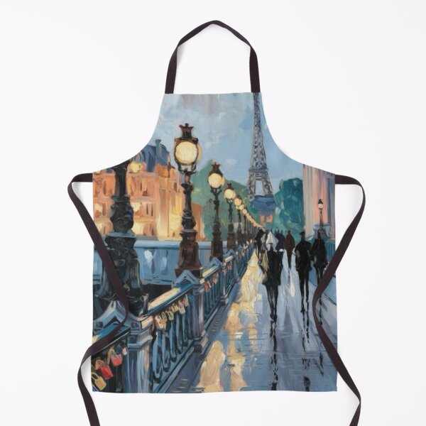 Item preview, Evening Stroll on Pont Alexandre III – Parisian Elegance by the Eiffel. Art By Carraann. designed and sold by CARRAANN.