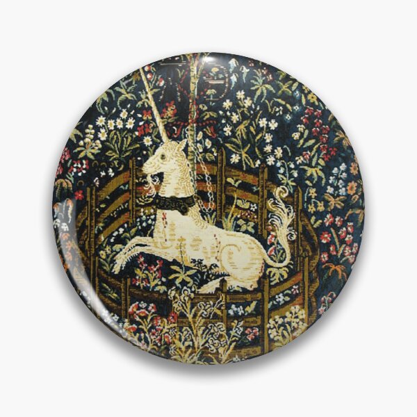Item preview, The Unicorn in Captivity Medieval Floral Tapestry designed and sold by Epitome Girl.