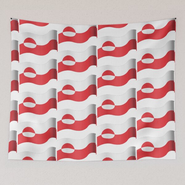 Item preview, Greenland Flag designed and sold by HarveyHandcraftsandDesigns.
