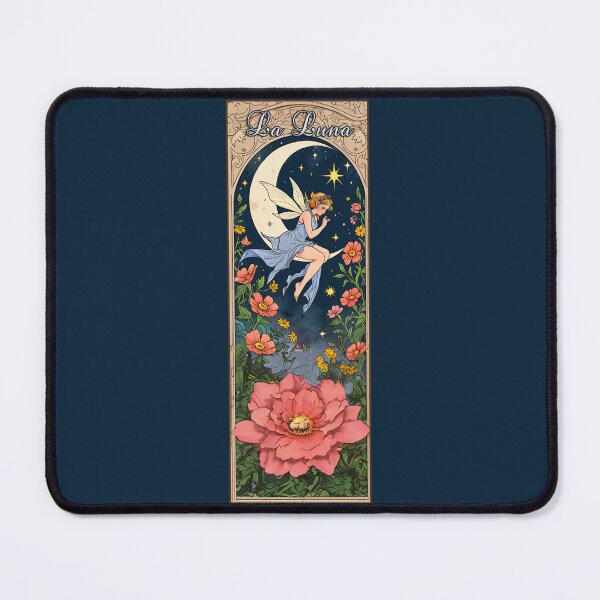 Item preview, THE MOON, LA LUNA, FLORAL VINTAGE FANTASY ILLUSTRATION designed and sold by La Loca.