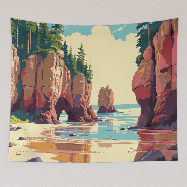 Item preview, Pixel Tides and Hopewell Towers designed and sold by NaturePixel.