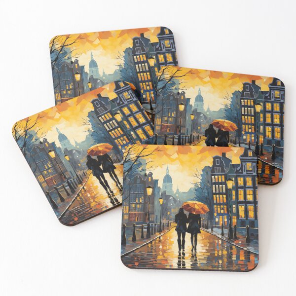 Item preview, Couple In The Rain In Amsterdam designed and sold by Rtymer.
