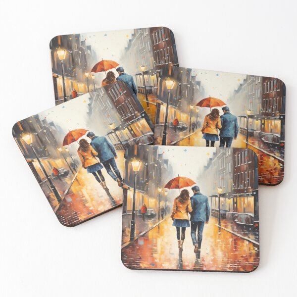 Item preview, Couple In The Rain In Amsterdam designed and sold by Rtymer.