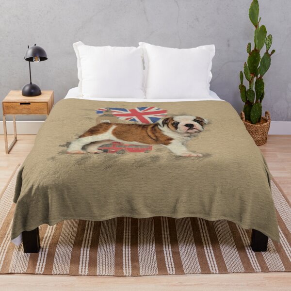 Item preview, English Bulldog Puppy Sketch designed and sold by k9printart.