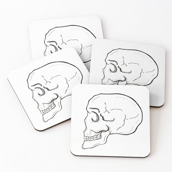 Item preview, skull designed and sold by mjean.art.