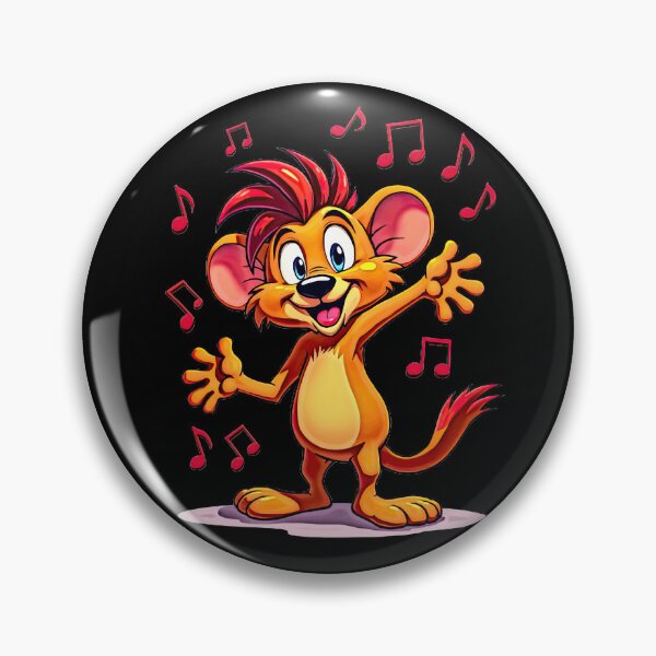 Item preview, Playful Cartoon Character with Musical Notes designed and sold by artwaves.