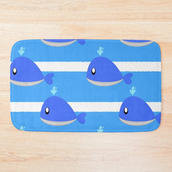 Item preview, Little whale fabric textiles  designed and sold by Jassicaxyooj.