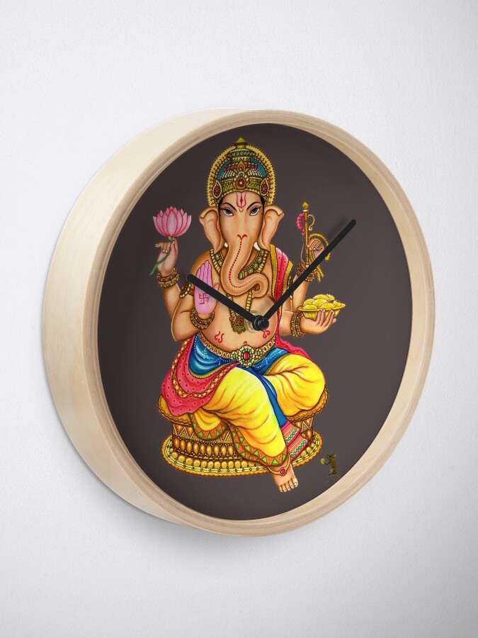 Maha mantra murti hand carved wooden