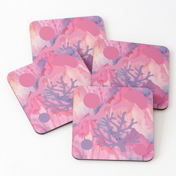 Item preview, Coral ocean abstract designed and sold by GasconyPassion.