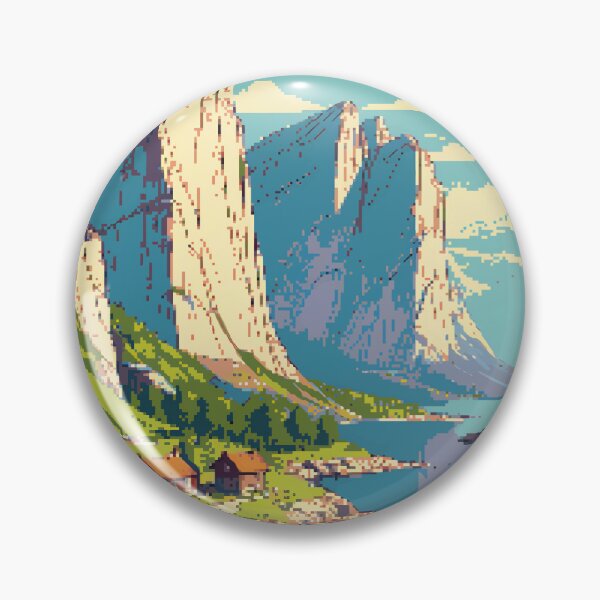 Item preview, Pixel Heights of Kjerag's Throne designed and sold by NaturePixel.
