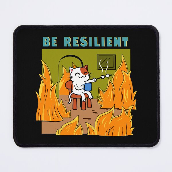 Item preview, Funny Vintage Existential Threat Cat Resilient Meme designed and sold by BoggsNicolasArt.