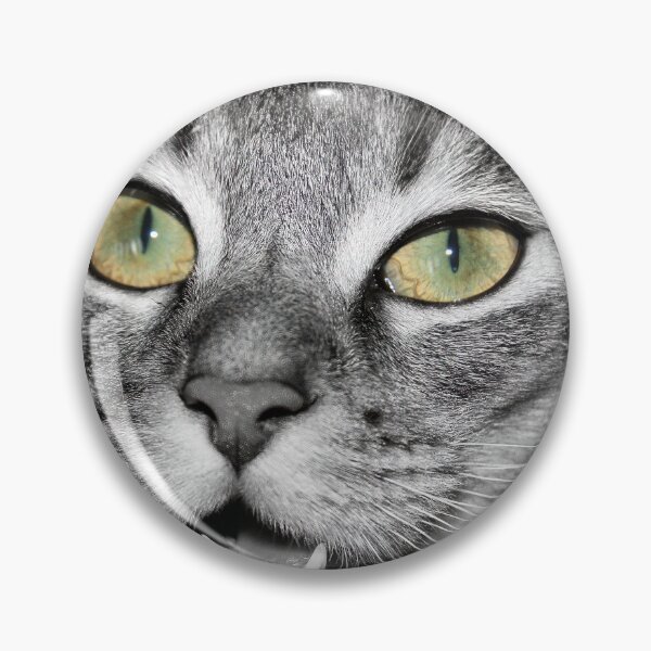 Item preview, Chausie cat in black and white designed and sold by Kacharava.