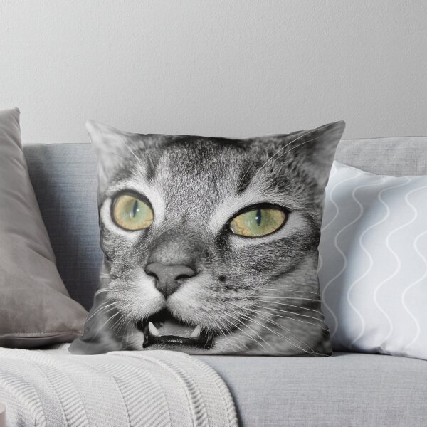 Item preview, Chausie cat in black and white designed and sold by Kacharava.