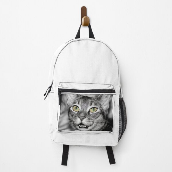 Item preview, Chausie cat in black and white designed and sold by Kacharava.