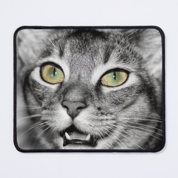 Item preview, Chausie cat in black and white designed and sold by Kacharava.