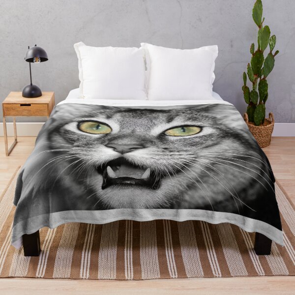 Item preview, Chausie cat in black and white designed and sold by Kacharava.